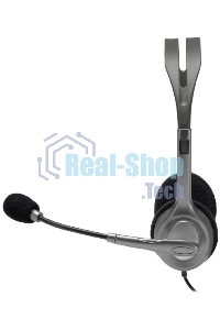 Гарнитура проводная Logitech Headset H110 grey (981-000472/981-000271)