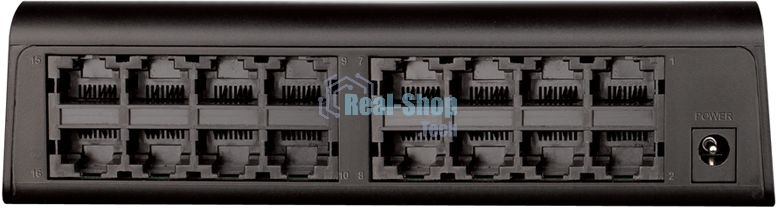 Неуправляемый коммутатор с 16 портами D-Link DES-1016A/E2A 10/100Base-TX и функцией энергосбережения