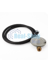 Комплект для подключения газового гриля с регулятором давления РДСГ 1-1,2 под шланг с внутренним диаметром 9 мм