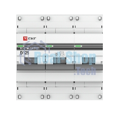 Выключатель автоматический модульный 3п D 125А 10кА ВА 47-100 PROxima EKF mcb47100-3-125D-pro