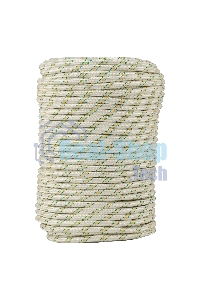 Фал плетеный Сибртех капрон 24-прядный с капрон. серд. 10 мм, бухта 100 м, 1300 кгс