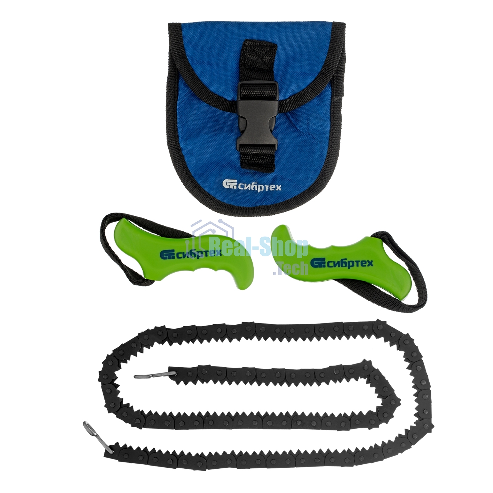 Пила ручная Сибртех Петля каплевидная, цепная, 1000 мм + чехол кобура