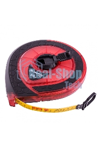 Рулетка геодезическая Matrix 50 м х 15 мм, закр. корп., фибергласс. лента, двухст. шкала, PRO