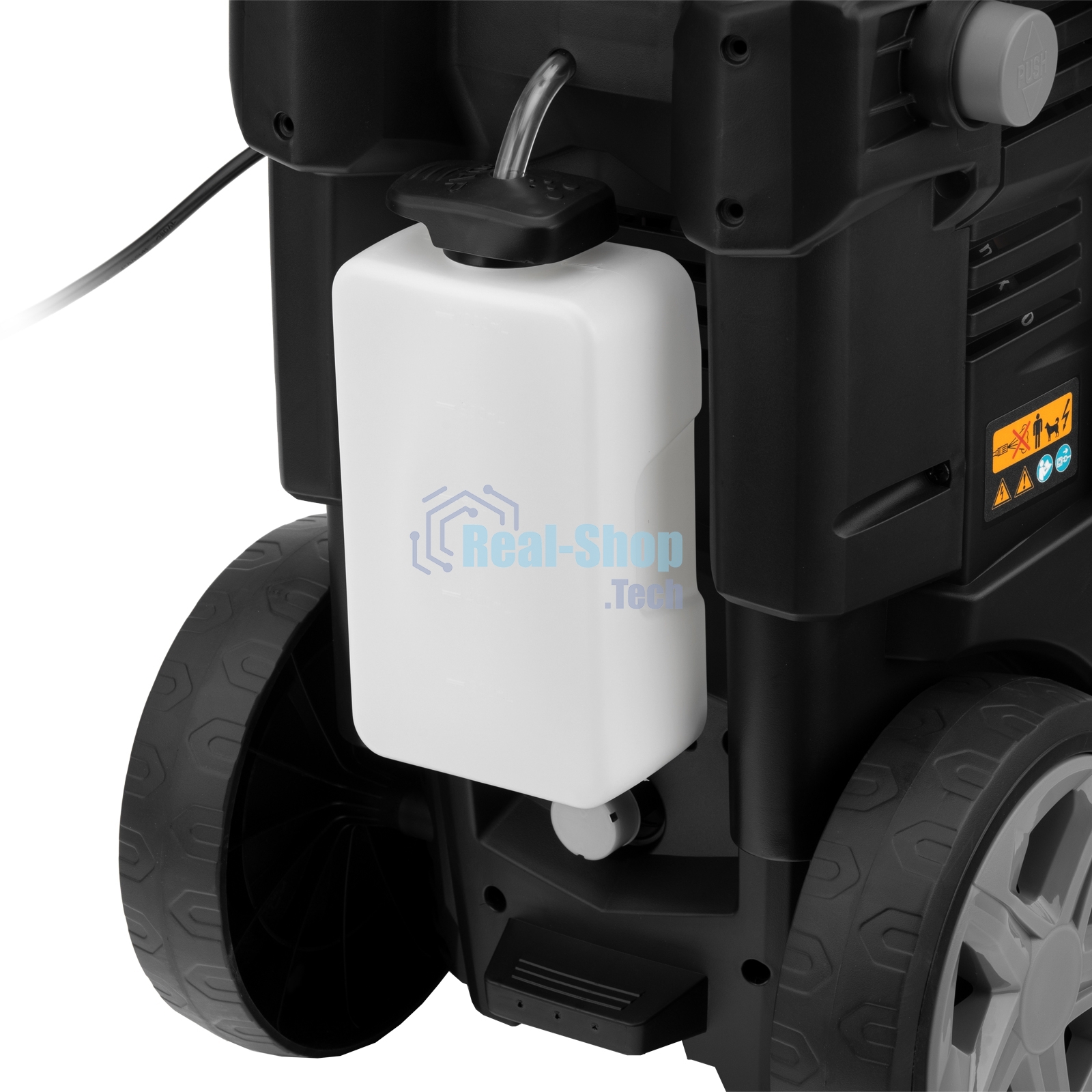 Моечная машина высокого давления Denzel R-180D, 2200 Вт, 180 бар, 380 л/ч, с барабаном