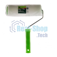 Валик Сибртех Поролон с ручкой, 200 мм, D 48 мм, D ручки 6 мм