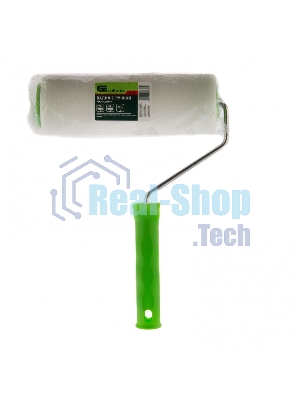 Валик Сибртех Поролон с ручкой, 200 мм, D 48 мм, D ручки 6 мм