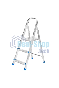 Стремянка Сибртех 3 ступени, стальная, оцинкованная