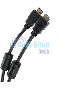 Кабель Telecom HDMI-19M --- HDMI-19M ver 2.0+3D/Ethernet,2 фильтра 2m TCG200F-2M