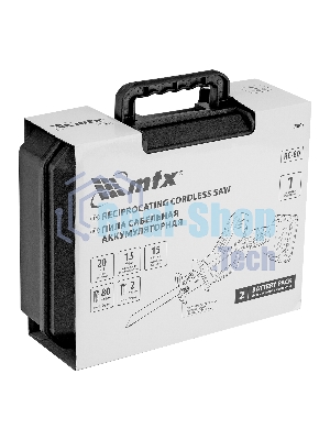 Пила сабельная аккумуляторная MTX RС-80, Li-Ion, 20 В