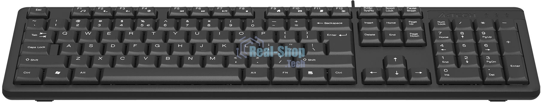 Клавиатура проводная A4Tech KR-3, USB, черный