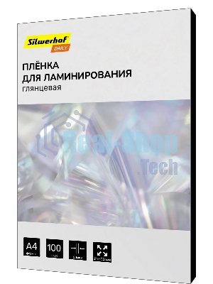 Пленка для ламинирования Silwerhof Daily 60мкм A4 (100шт) глянцевая 216x303мм