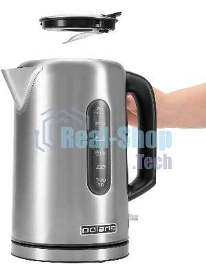 Чайник электрический Polaris PWK 1729CA стальной, 1.7л. 2200Вт