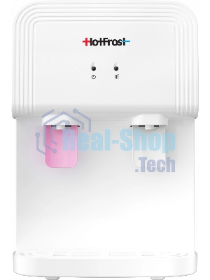 Кулер для воды Hotfrost D70F, верхняя загрузка, нагрев 90 °С, без охлаждения, белый