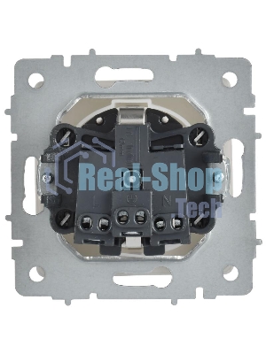 Розетка IEK BR-R16-16-K91 BRITE РСбш10-3-БрАБ 16А IP20 с заземл. защ. шторки с крышкой механизм арктич. бел.