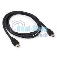 Кабель HDMI ExeGate EX-CC-HDMI8K-1.8 (19M/19M, v2.1, 1,8м, 8K UHD, Ethernet, позолоченные контакты)