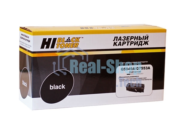 Картридж Hi-Black Q5949A/Q7553A для LJ 1160/1320/P2015 универсальный с чипом, 3500 стр.