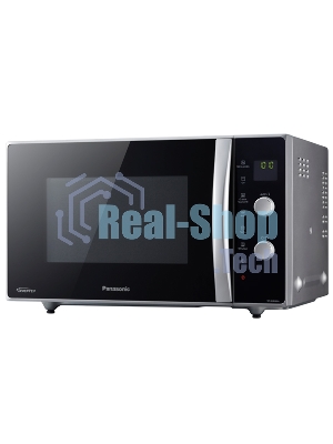 Микроволновая печь Panasonic NN-CD565BZPE металик/черный 27л 1000Вт поворотные тактовые
