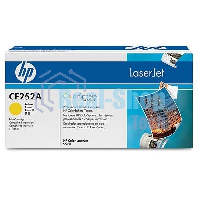 Картридж лазерный HP CE252A желтый для CLJ CM3530/CP3525 7000 стр.