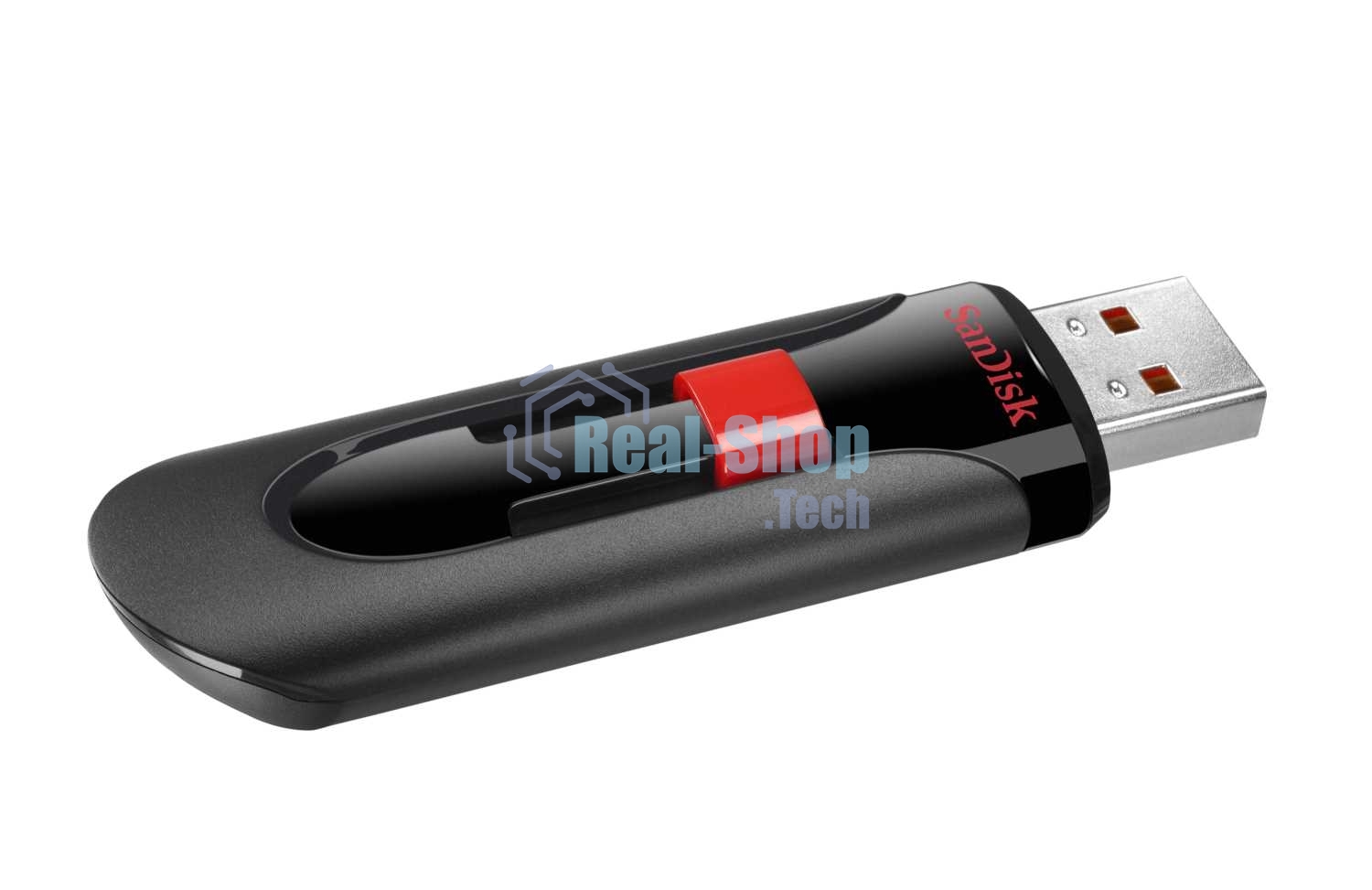 Флешка USB Sandisk 64Gb Cruzer Glide SDCZ60-064G-B35 USB 2.0 черный/красный