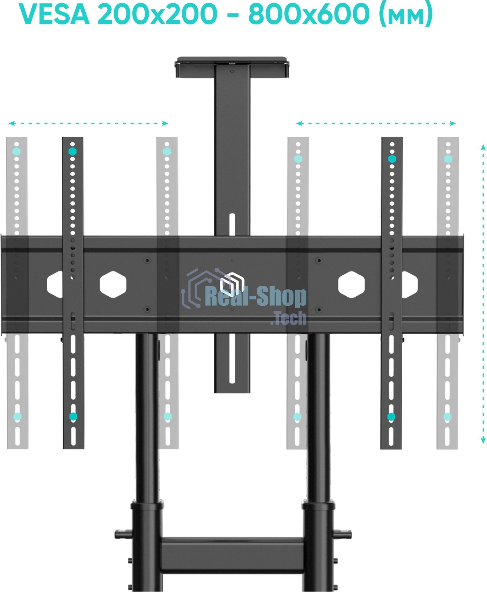Стойка ONKRON TS1891 черный