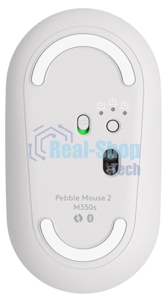 Мышь беспроводная Logitech Pebble 2 M350S белый, 4000 dpi, Bluetooth, кнопки - 3