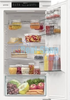 Встраиваемый холодильник Gorenje NRKI517141 белый двухкамерный 175/68 л морозилка снизу, No Frost