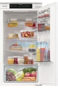 Встраиваемый холодильник Gorenje NRKI517141 белый двухкамерный 175/68 л морозилка снизу, No Frost