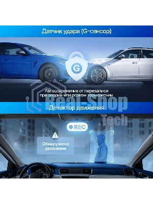 Видеорегистратор TrendVision Victory черный 2Mpix 1080x1920 1080p 170гр. GPS GP6248
