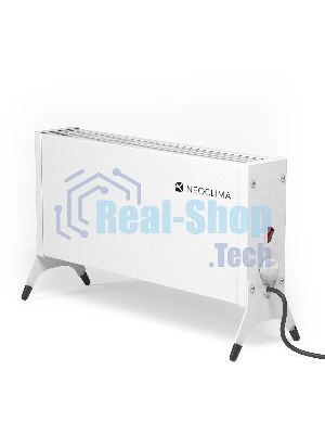Конвектор электрический Neoclima Nano 1000W белый, 1000 Вт, 15 м2, термостат