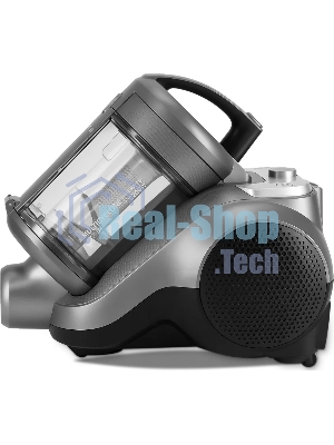 Пылесос Polaris PVC 3344 черный/серый, 650/2200 Вт, уборка сухая, пылесборник контейнер/мешок 2 л