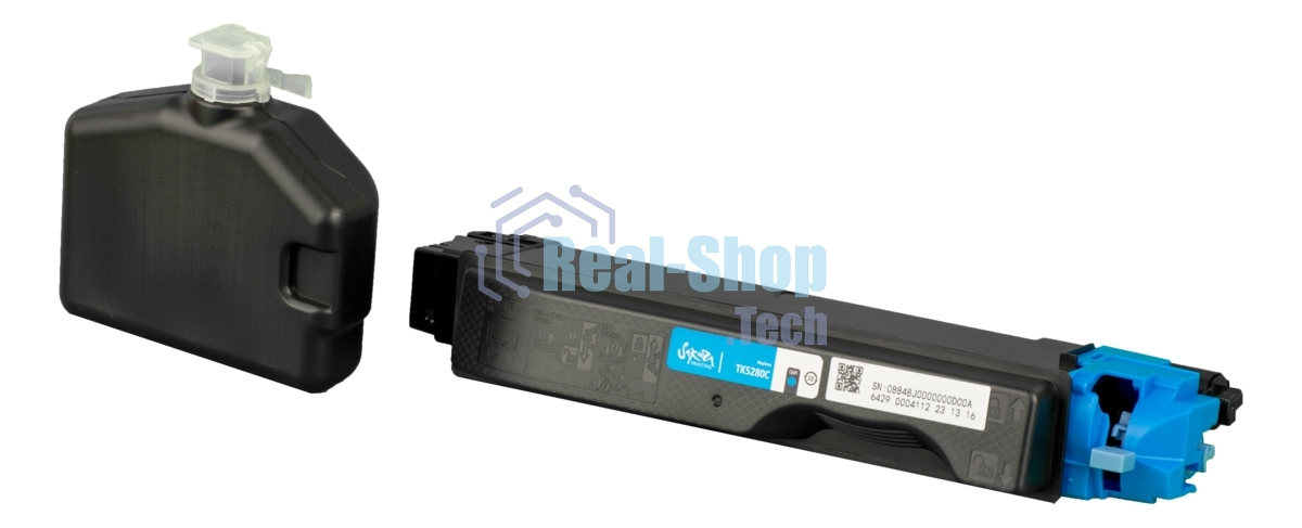 Картридж Sakura TK5280C для Kyocera Mita ECOSYS P6235cdn, синий, 11 000к.