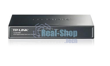 Коммутатор TP-Link SMB TL-SG1008P Коммутатор 8-port Gigabit Switch с 4 портами РоЕ