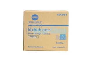 Тонер-картридж Konica-Minolta bizhub C3110 голубой TNP-51C