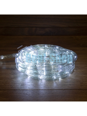 Дюралайт Neon-night LED, фиксинг (2W), 24 LED/м, белый, 25 м