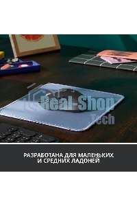 Мышь беспроводная Logitech Signature M650 графитовый, 4000 dpi, радиоканал, Bluetooth, USB, кнопки - 5