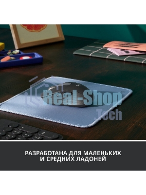 Мышь беспроводная Logitech Signature M650 графитовый, 4000 dpi, радиоканал, Bluetooth, USB, кнопки - 5