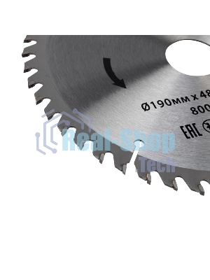 Диск пильный Kranz 190 мм х 48 зуб х 30/20 мм