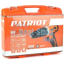 Дрель-шуруповерт Patriot BR 210Li-h UES, 21 В, 2 Ач, 50 Нм, бесщеточный, ударный