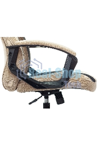 Кресло игровое Бюрократ VIKING 6 KNIGHT BR FABRIC коричневый, крестовина металл/пластик