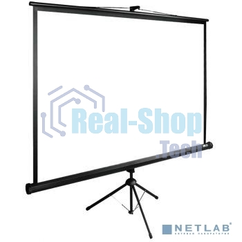 Экран Cactus 150x200 см TriExpert CS-PSTE-200х150-BK 4:3 напольный рулонный