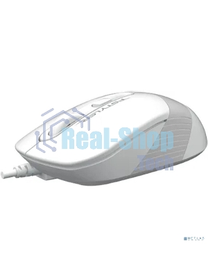 Мышь проводная A4Tech Fstyler FM10S белый/серый, 1600 dpi, USB, кнопки - 4