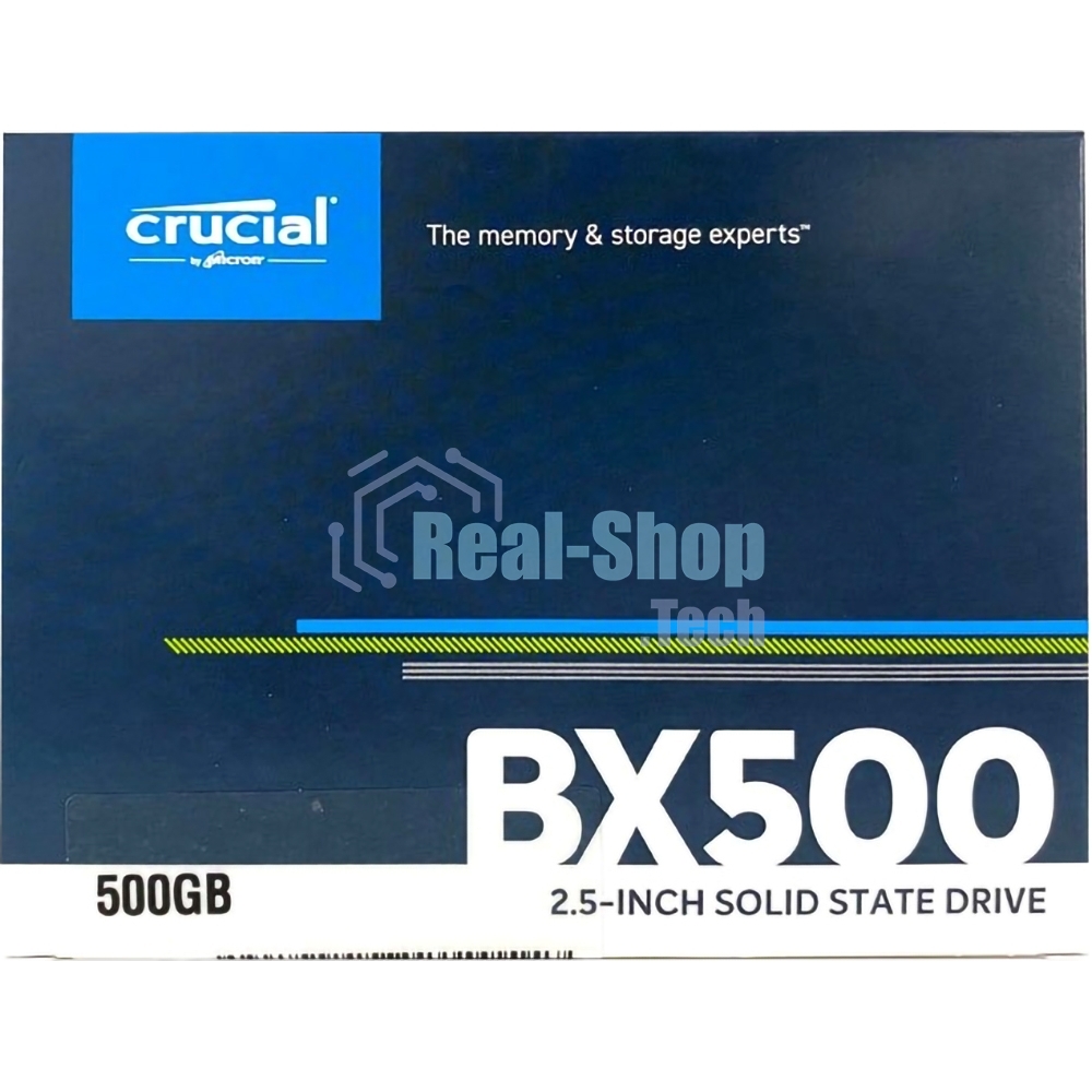Накопитель SSD Crucial BX500, 500Gb, 2.5