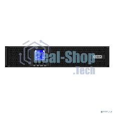 Источник бесперебойного питания CBR ESN-1.5KRT-8I-LCHERSC Online 1500VA/1500W RT 8 x C13, LCD, HID-USB, RS232, EPO, SNMP slot