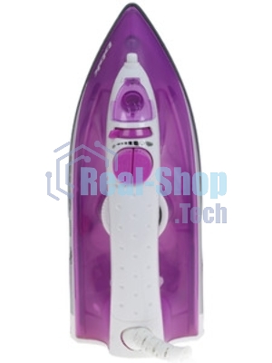 Утюг BBK ISE-1802 фиолетовый/белый, 1800 Вт, 20 г/мин, 60 г/мин, 180 мл