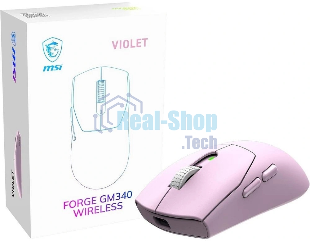 Мышь MSI FORGE GM340 W VIOLET