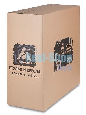 Кресло Бюрократ CH-808AXSN/Or-16 черный, экокожа