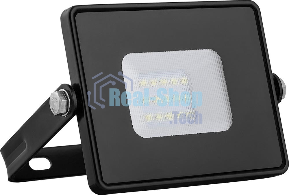 Прожектор светодиодный Feron 2835 SMD 10W 4000K IP65, черный с матовым стеклом, LL-918