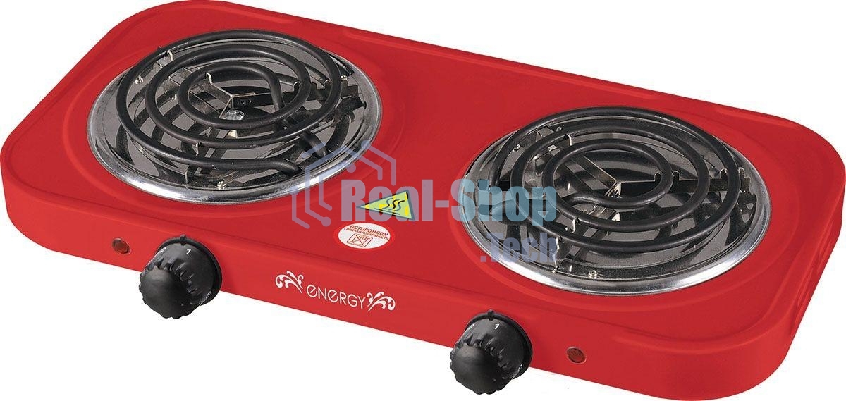 Плита настольная электрическая Energy EN-904R 1000+1000Вт Ф140мм