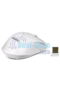 Мышь беспроводная SVEN RX-325 белый, 1000 dpi, радиоканал, USB, кнопки - 4