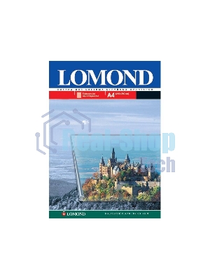 Пленка Lomond для цв. стр. прин. А4, (Водораст./пигмент) прозрачная, толщ. 135 мк,10л.
